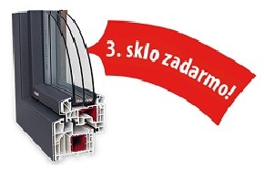 Izolačné 3-sklo s teplým rámikom štandardom